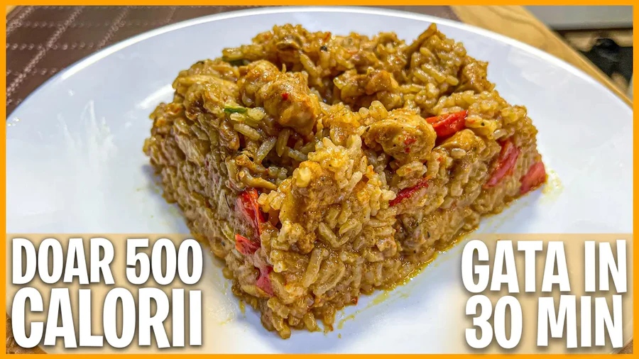 Reteta de Pui cu Orez la tigaie HerbaFit