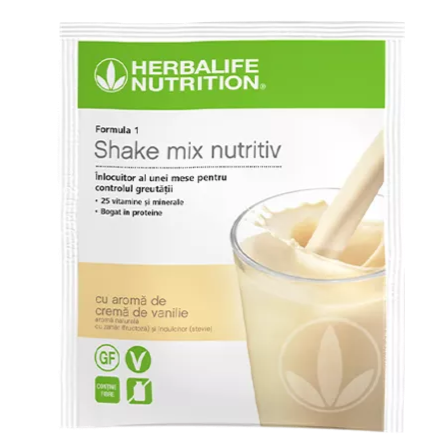 Formula 1 Shake Mix Nutritiv 7 Pliculete (3 Arome) – HerbaFit