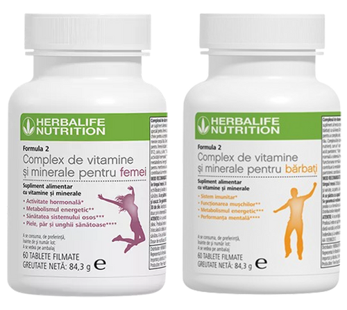 Formula 2 Complex de Multivitamine si Minerale 60 Tablete