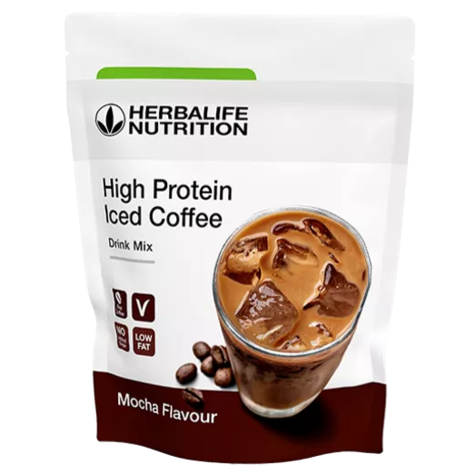 High Protein Iced Coffee Mocha