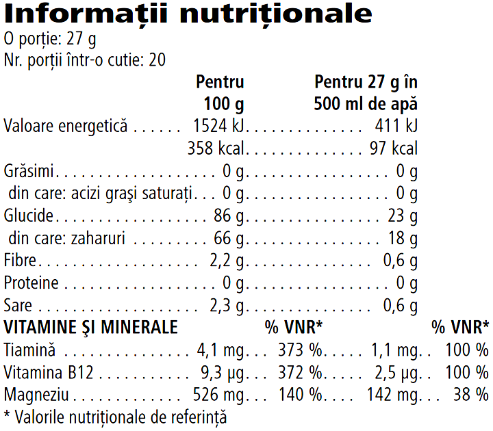 Herbalife24 CR7 Drive Băutură cu Carbohidrați și Electroliți Acai Berry 540g Cutie