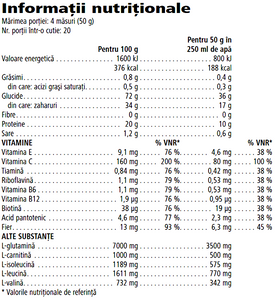 Herbalife H24 Rebuild Endurance Băutură Proteică Vanilie 1000g