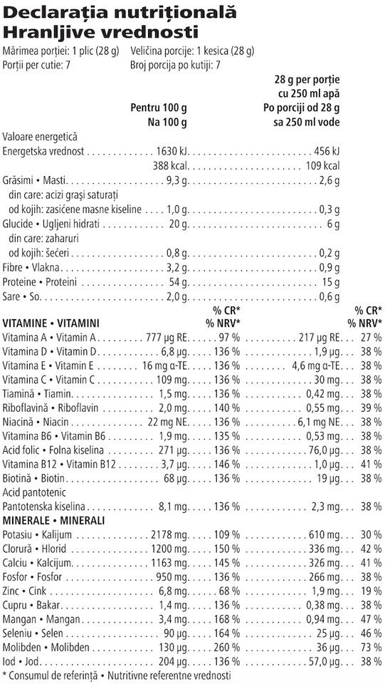 Protein Drink Mix Vegan - 7 Pliculete