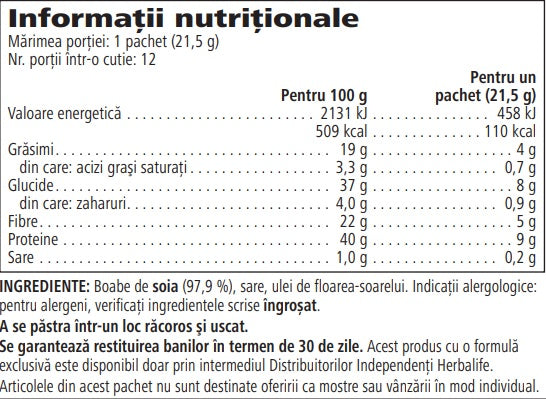 Boabe de soia prăjite Herbalife - HerbaFit